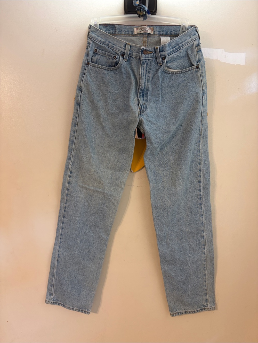 Levi Strauss Relaxed Fit Light Blue Denim Mens Jeans